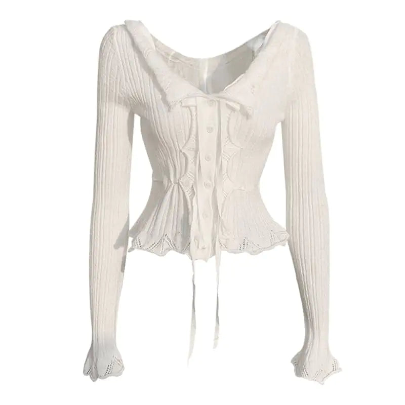 V-Neck Essential Knit Sweater