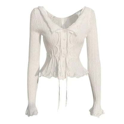 V-Neck Essential Knit Sweater