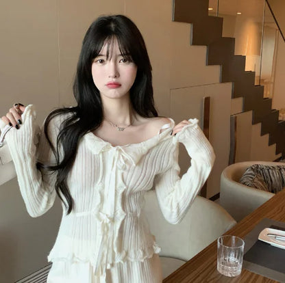 V-Neck Essential Knit Sweater