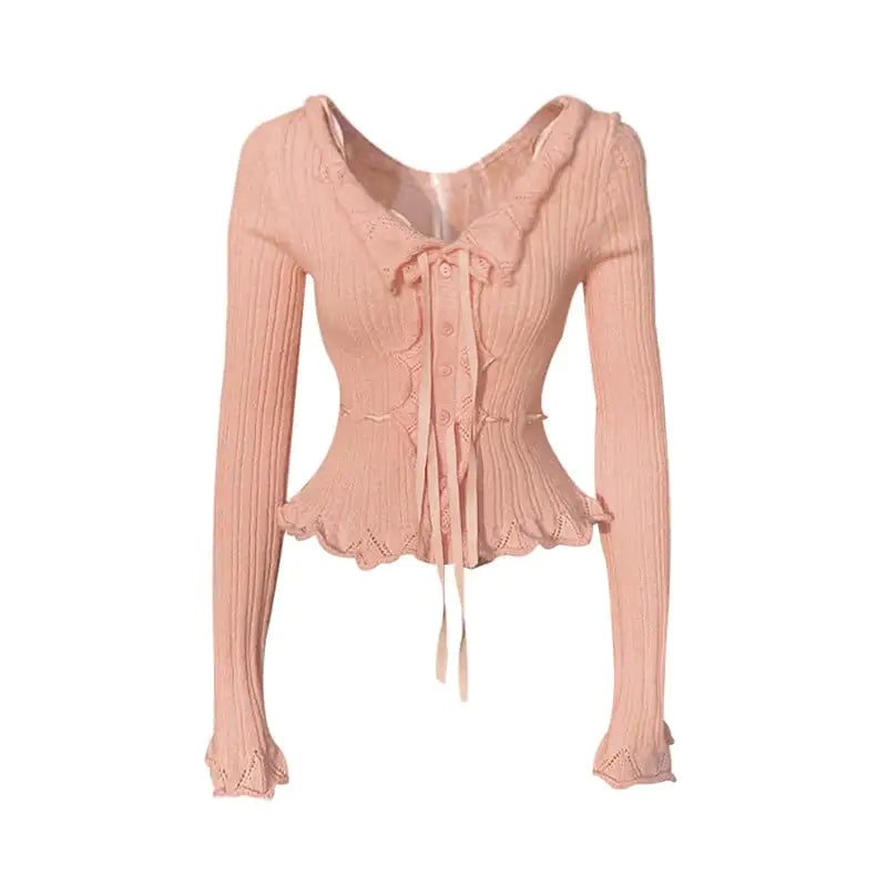 V-Neck Essential Knit Sweater