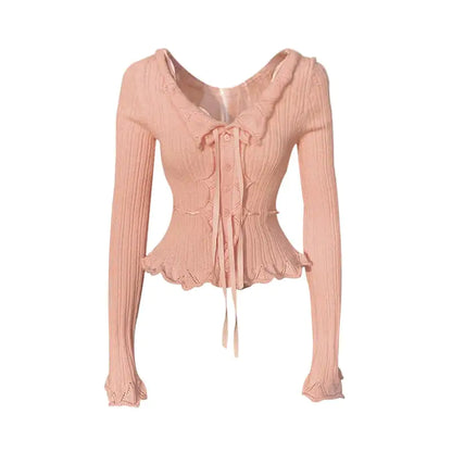 V-Neck Essential Knit Sweater